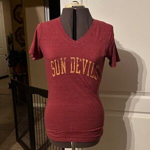 Fanatics Maroon Sun Devils Short Sleeve Tee
